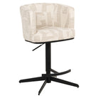 Bar stool Cheyenne beige graffic swivel by Richmond Interiors