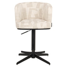 Bar stool Cheyenne beige graffic swivel by Richmond Interiors