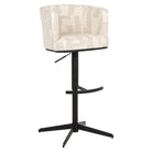 Bar stool Cheyenne beige graffic swivel by Richmond Interiors