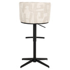 Bar stool Cheyenne beige graffic swivel by Richmond Interiors