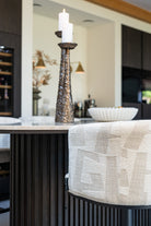 Bar stool Cheyenne beige graffic swivel by Richmond Interiors