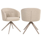 Dining chair Olivia biscotti swivel by Richmond Interiors
