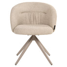 Dining chair Olivia biscotti swivel by Richmond Interiors