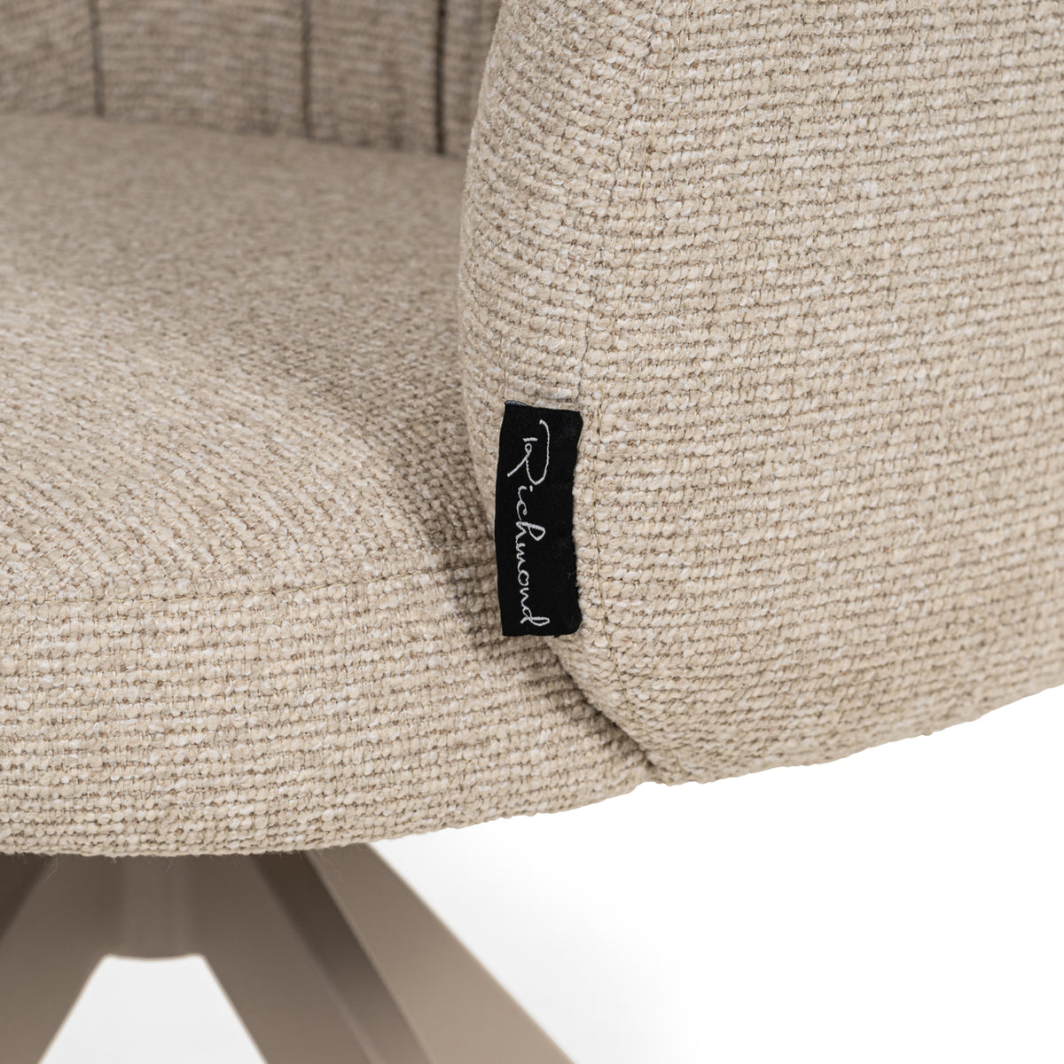 Dining chair Olivia biscotti swivel by Richmond Interiors