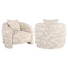 Lounge chair Tuscany beige graffic by Richmond Interiors