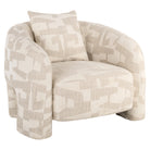 Lounge chair Tuscany beige graffic by Richmond Interiors