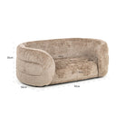 Pet bed Bingo taupe chenille by Richmond Interiors