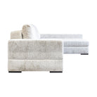 Sofa Pasha pearl island 3-seater + lounge right fully upholstered by Richmond Interiors