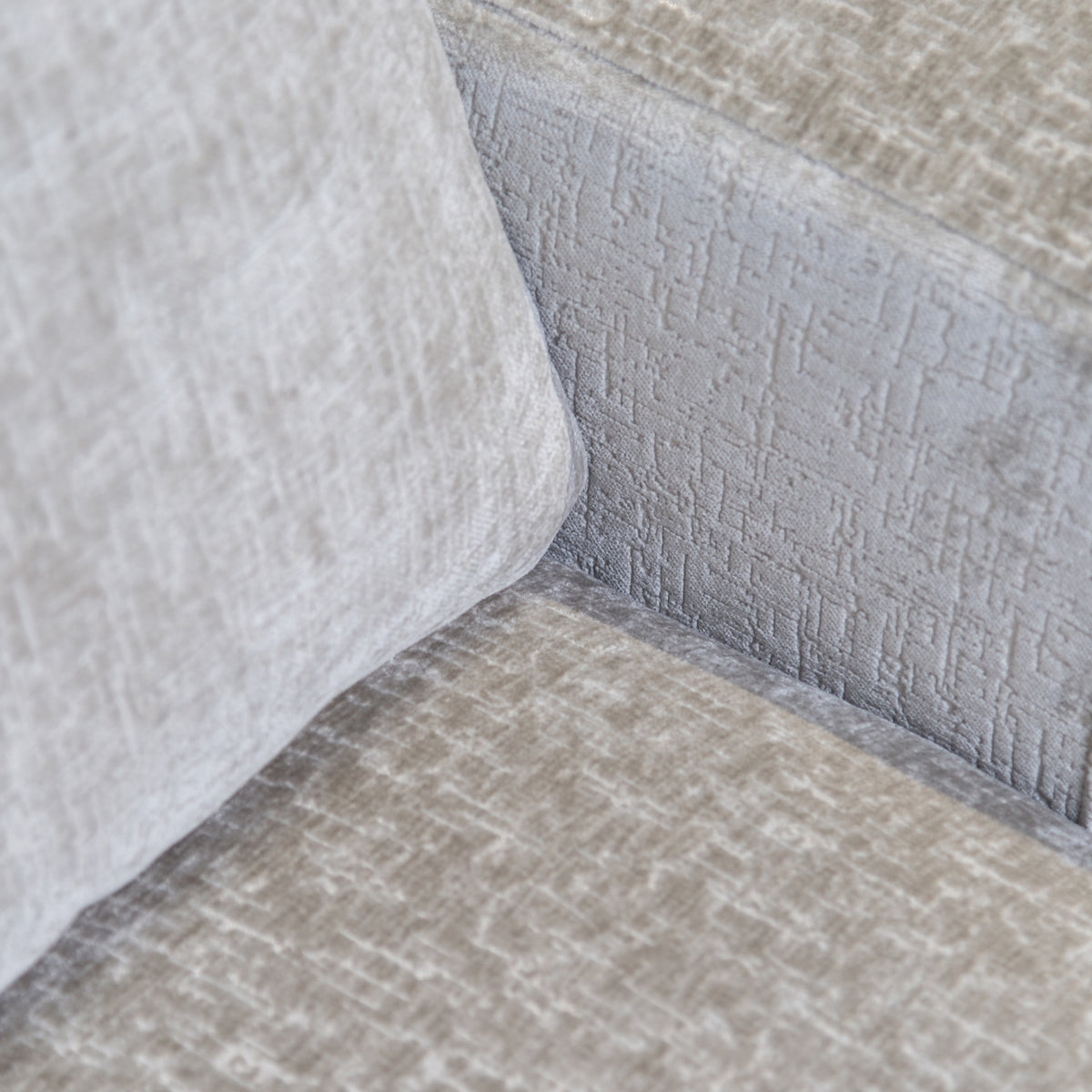 Sofa Pasha pearl island 3-seater + lounge right fully upholstered by Richmond Interiors