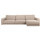 Sofa Trentino cayenne brown 3,5-seater + lounge left or right by Richmond Interiors