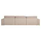 Sofa Trentino cayenne brown 3,5-seater + lounge left or right by Richmond Interiors