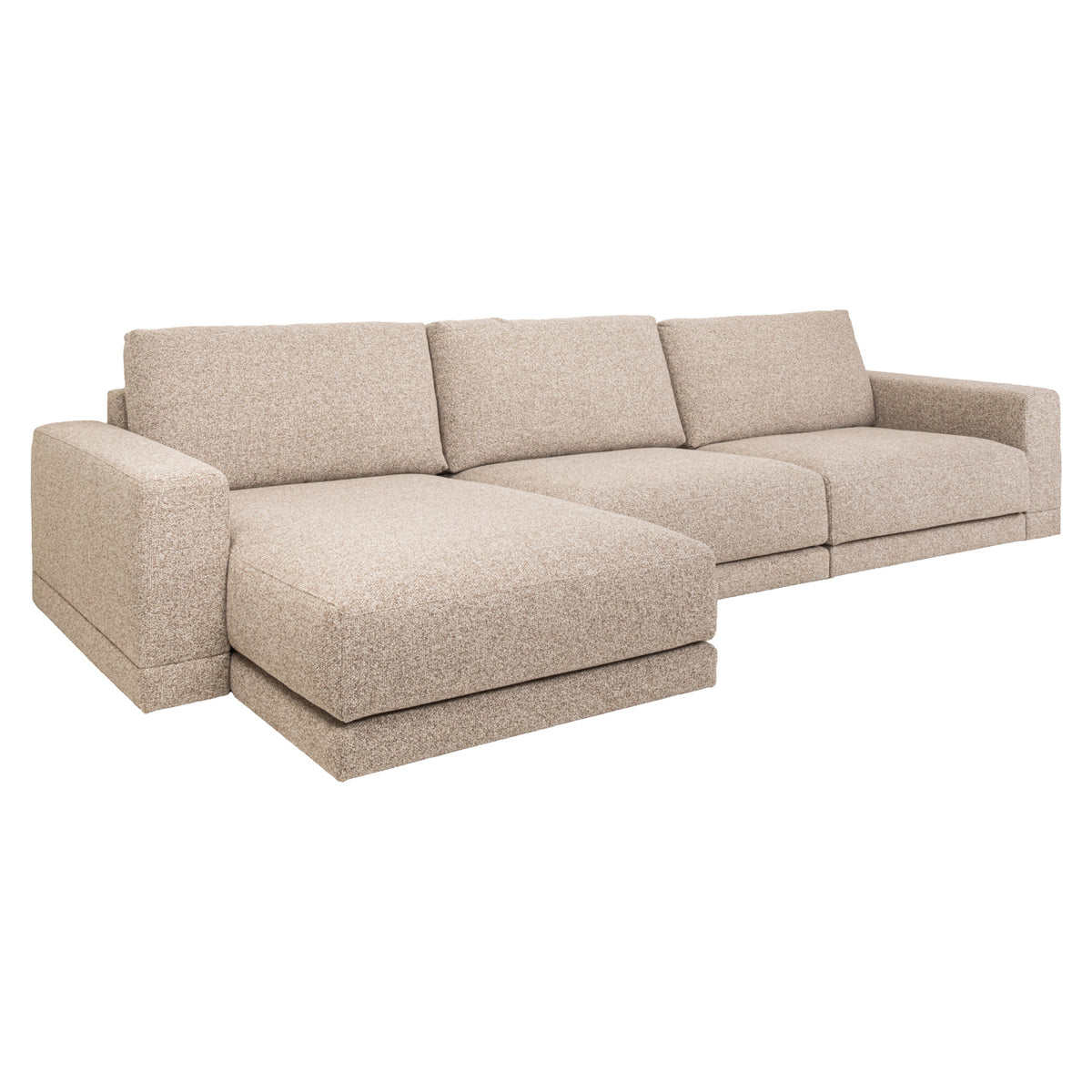 Sofa Trentino cayenne brown 3,5-seater + lounge left or right by Richmond Interiors