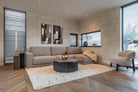 Sofa Trentino cayenne brown 3,5-seater + lounge left or right by Richmond Interiors