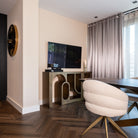 Alexander Jones Lugano Brushed Gold Console Table by Richmond Interiors