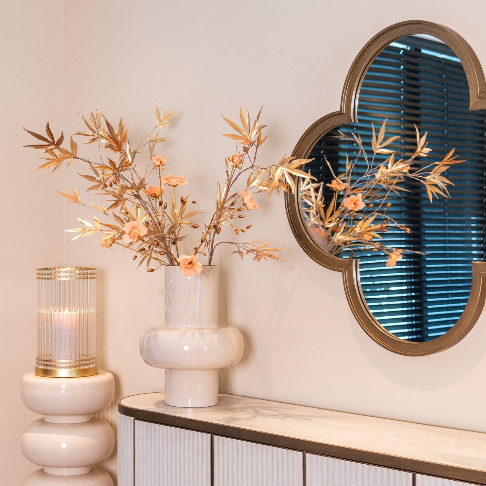 Vase Benice tapioca small by Richmond Interiors