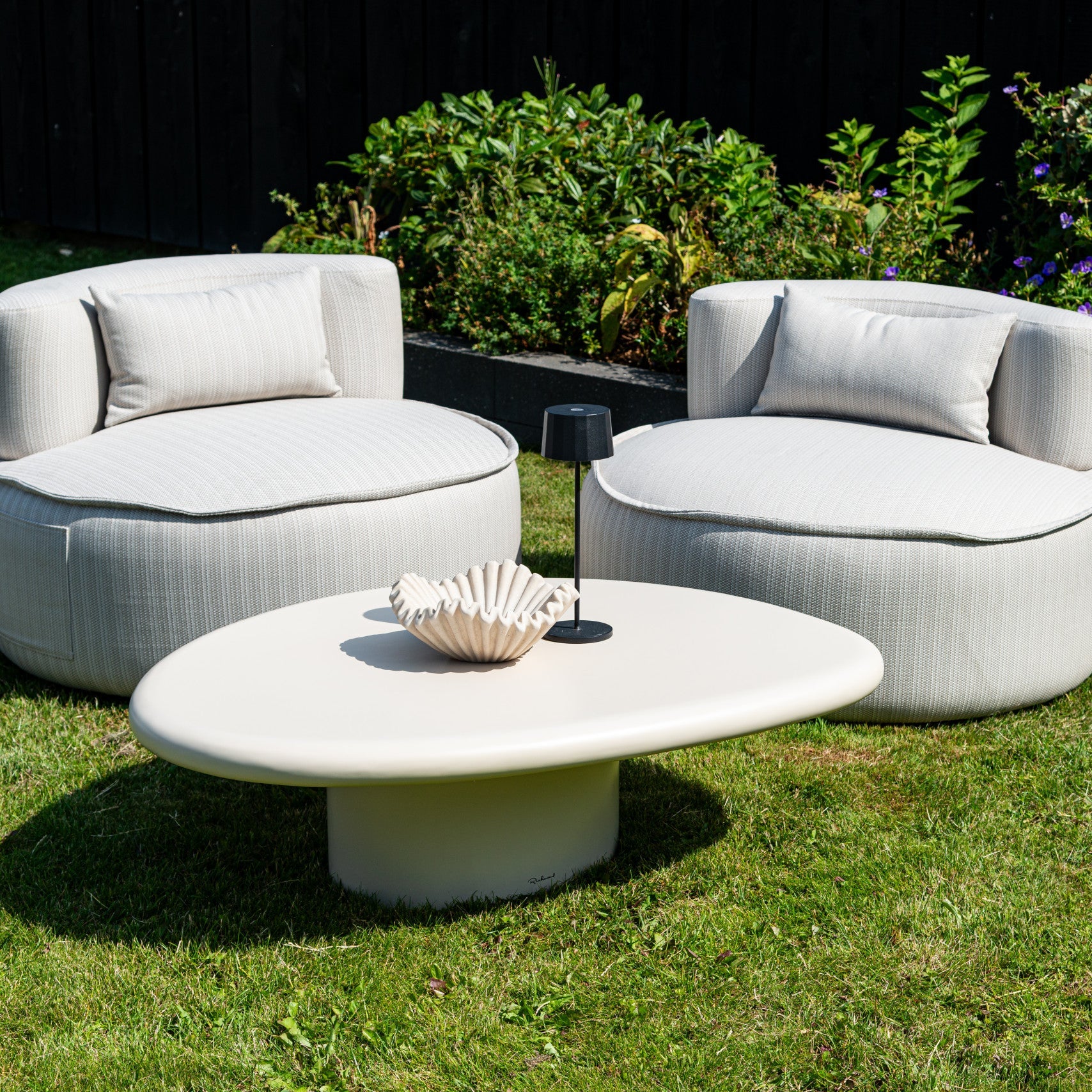 Urban Bloom Sandstone Outdoor Coffee Table by Richmond Interiors