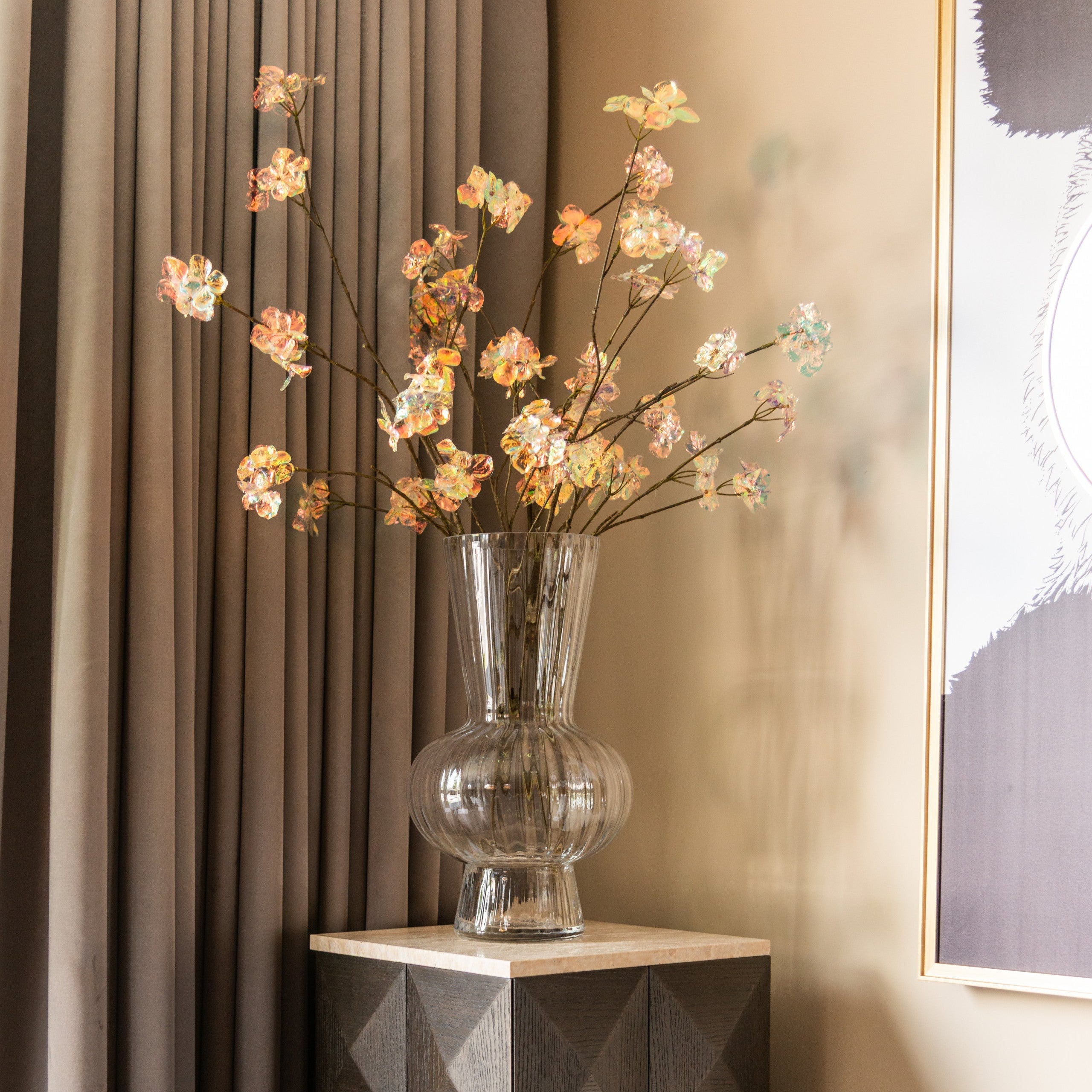 Vase Kyan clear transparent by Richmond Interiors