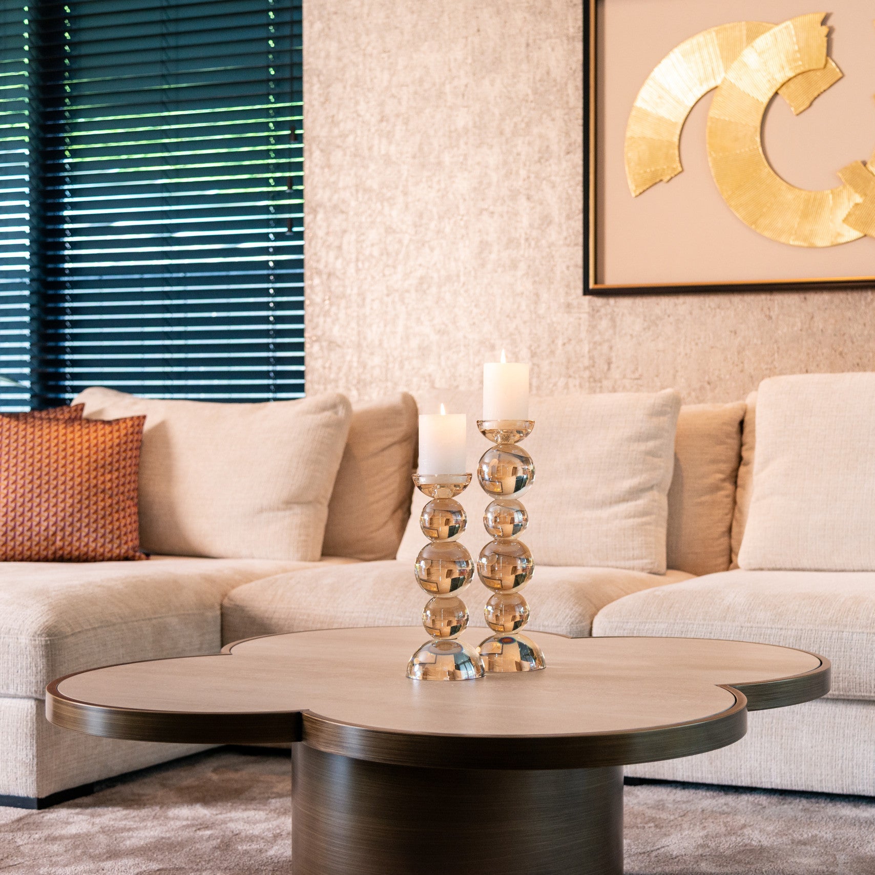 Coffee table Clover beige by Richmond Interiors