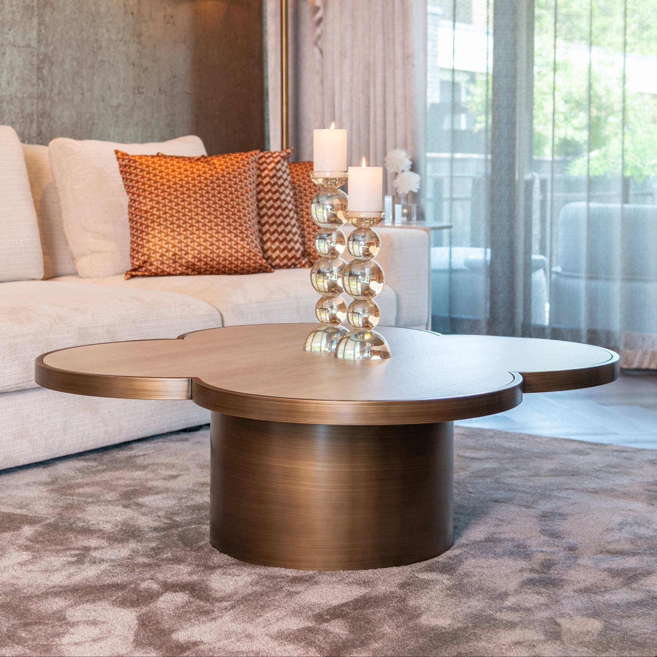 Coffee table Clover beige by Richmond Interiors