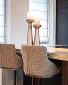 Bar stool Bolton brown tweed (Set of 2) by Richmond Interiors