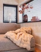 Sofa Trentino cayenne brown 3,5-seater + lounge left or right by Richmond Interiors
