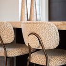 Xenia Beige Leopard Counter Stool (Set of 2) by Richmond Interiors