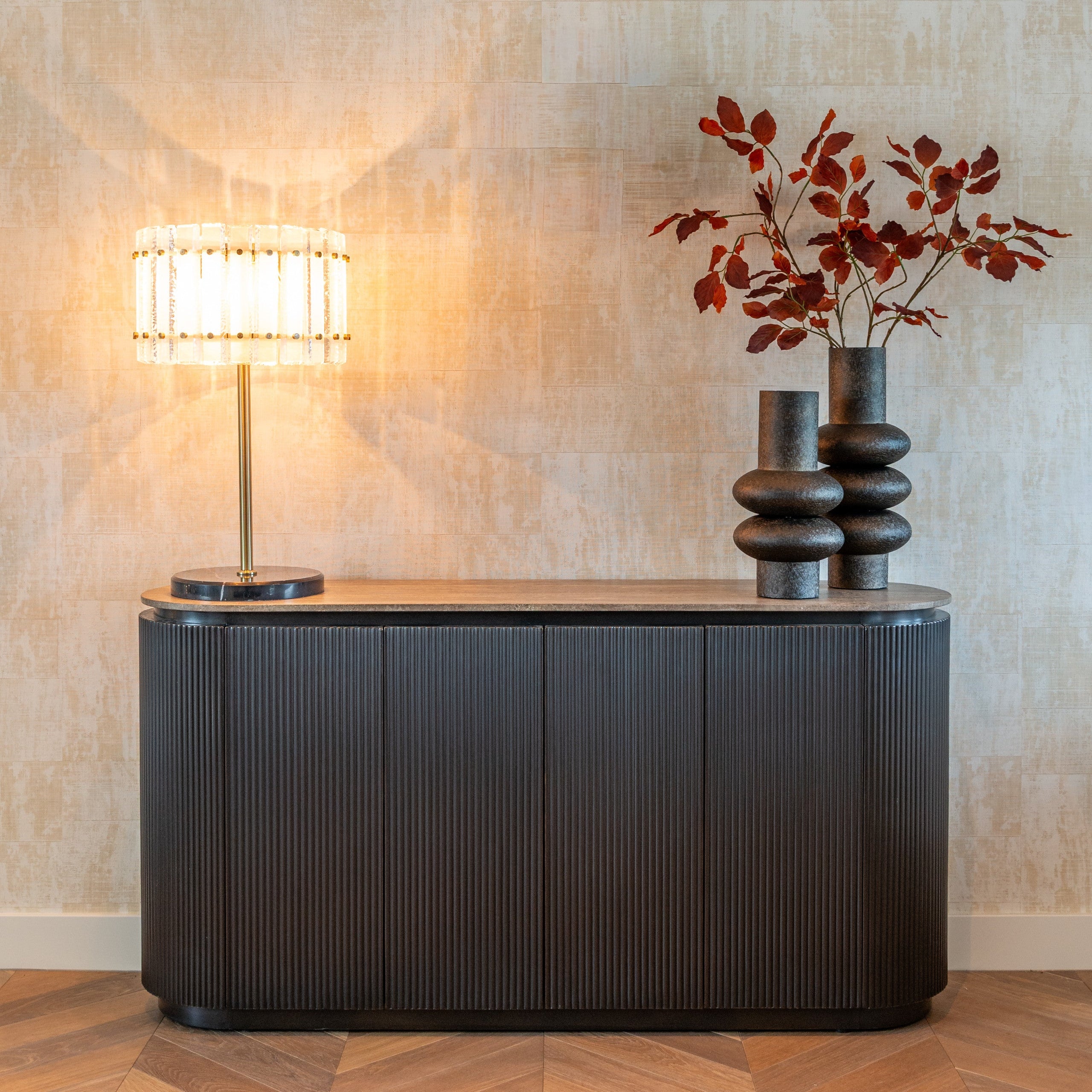 Vase Madlen gold by Richmond Interiors