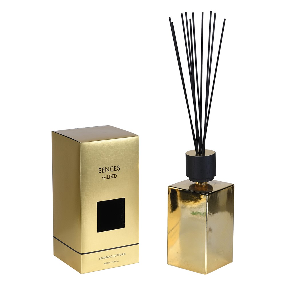 Sences Extra Large Reed Diffuser Fragrance Gilded Gold Limited Edition 2200ml by Kensington