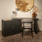 Cambon 2-Door Dark Coffee Desk by Richmond Interiors