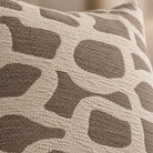 Scribble Jacquard Patterned Cushion 50x50cm - Natural Malini