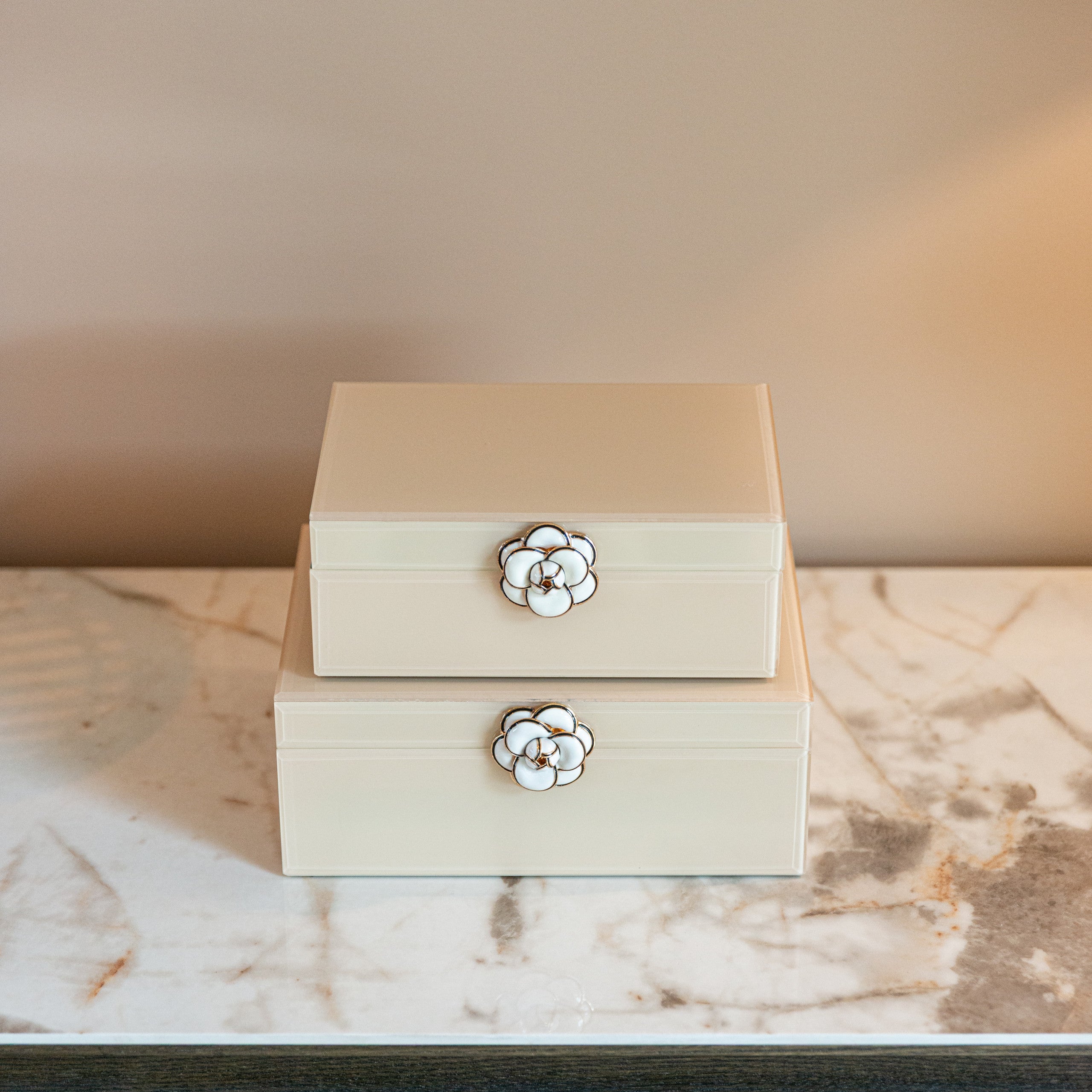 Storage box Abbey ivory large by Richmond Interiors