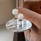 Oberoy Blush Beige End table - 45cm by Richmond Interiors