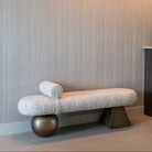 Alexander Jones Geneva Beige Angora Bench Seat by Richmond Interiors
