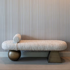 Alexander Jones Geneva Beige Angora Bench Seat by Richmond Interiors
