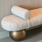 Alexander Jones Geneva Beige Angora Bench Seat by Richmond Interiors