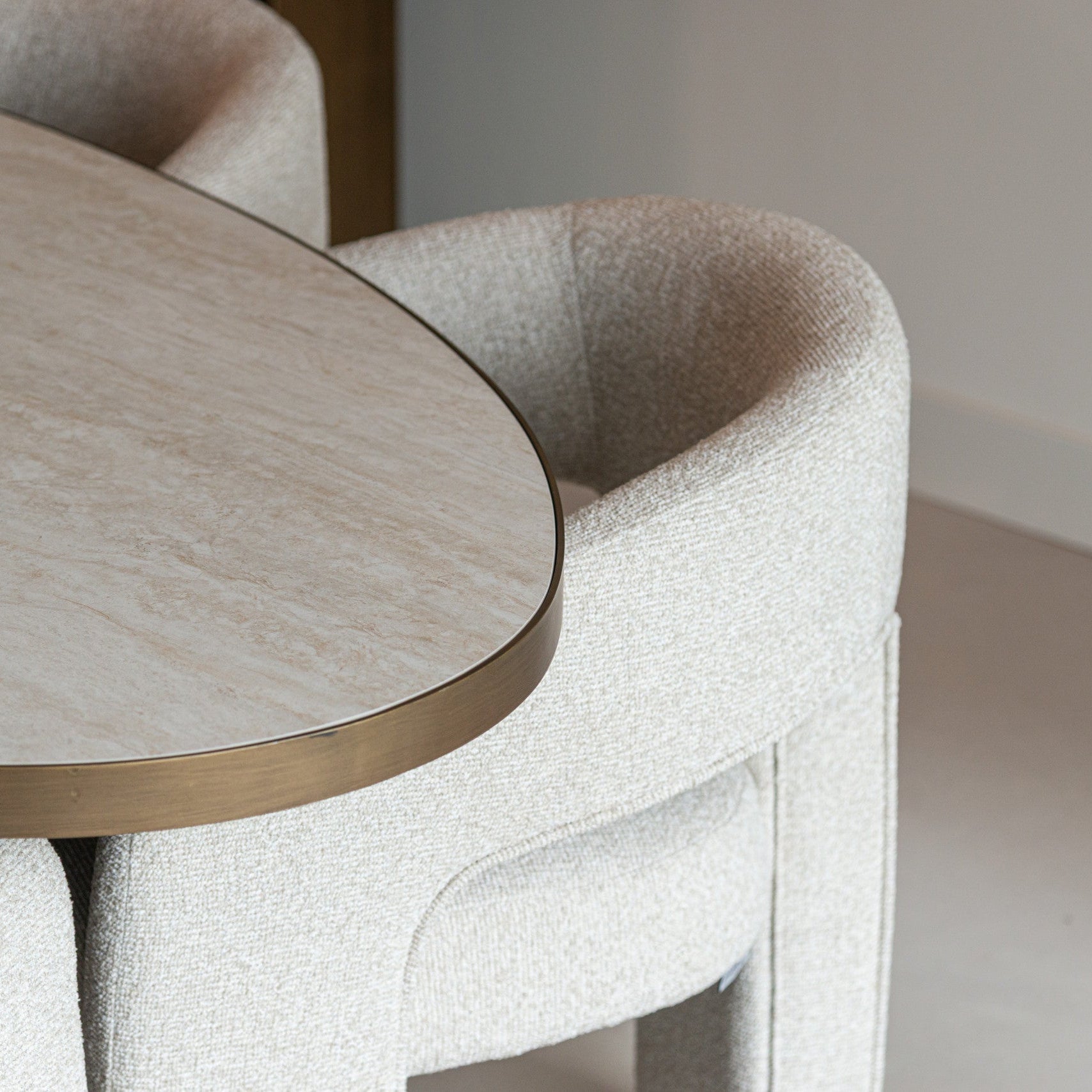 Dining chair Belle biscotti fire retardant by Richmond Interiors