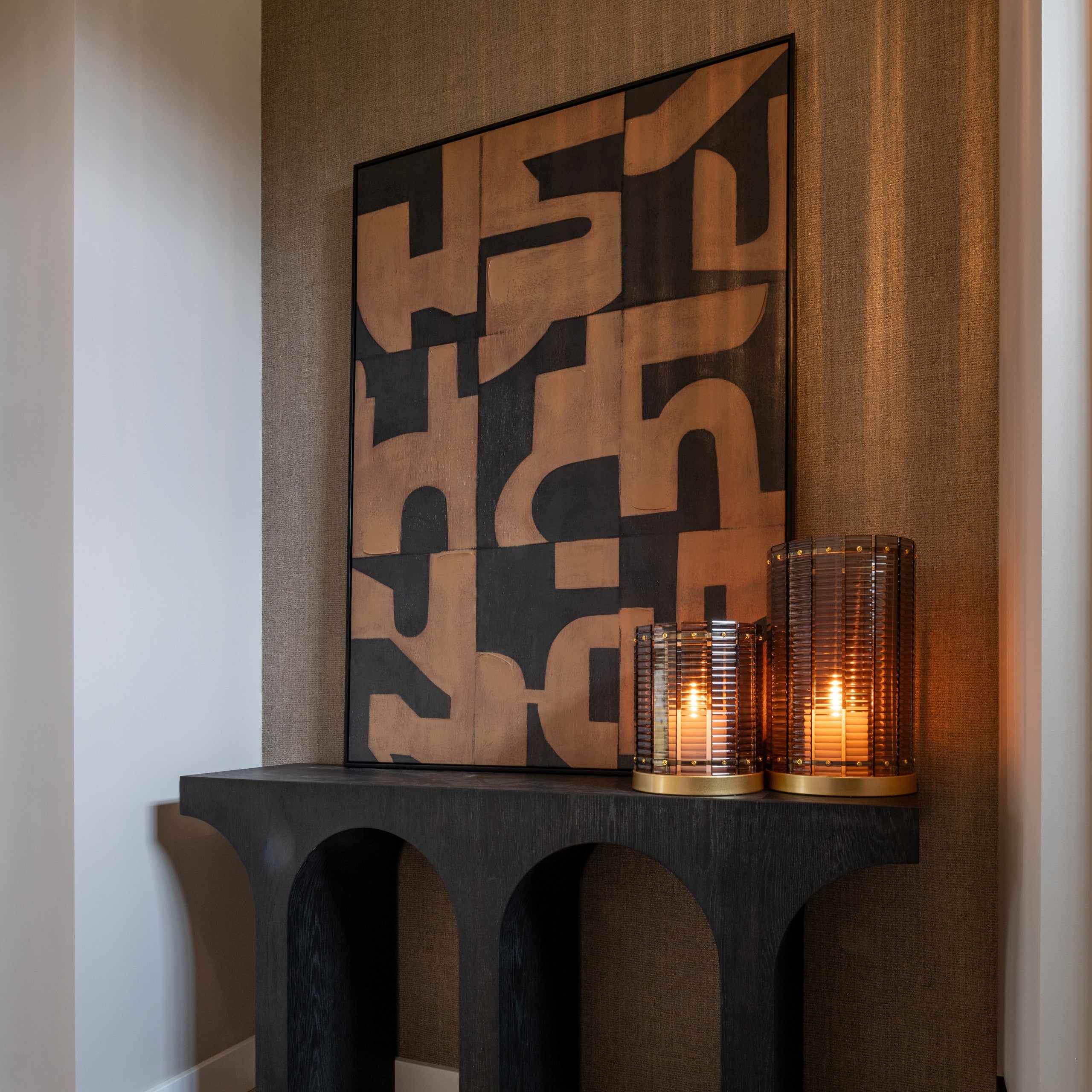 Cascade Brown Wall Art by Richmond Interiors