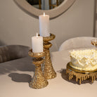 Candle holder July gold small by Richmond Interiors