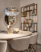 Dining chair Olivia biscotti swivel by Richmond Interiors