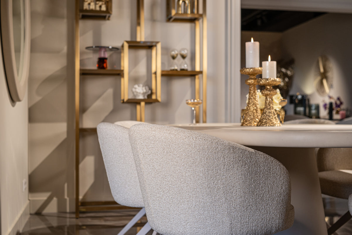 Dining chair Olivia biscotti swivel by Richmond Interiors