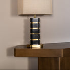 Hexa Brushed Gold Console Table by Richmond Interiors