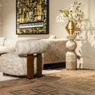 Lewis Sand Marble Column by Richmond Interiors