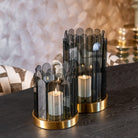 Hurricane light Daisey smoke small by Richmond Interiors