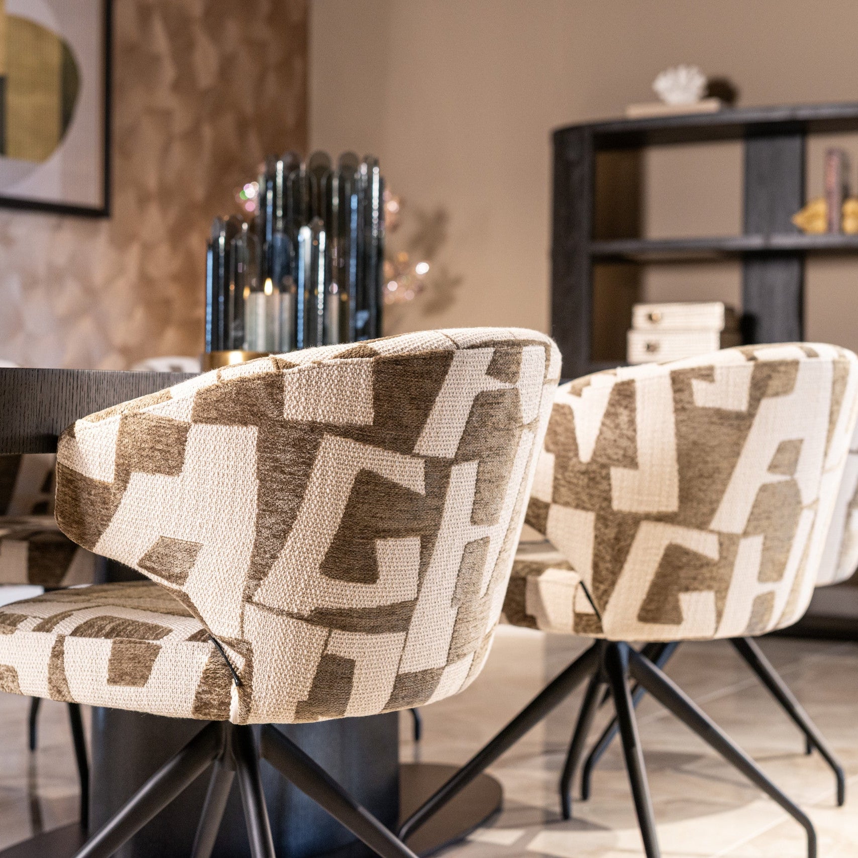 Hurricane light Daisey smoke small by Richmond Interiors