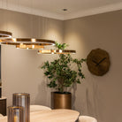 Dira Brushed Gold Planter - 50cm by Richmond Interiors