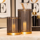 Hurricane light Daylin smoke large by Richmond Interiors