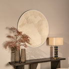 Flow White Round Wall Art by Richmond Interiors
