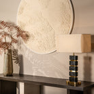 Flow White Round Wall Art by Richmond Interiors