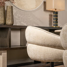 Flow White Round Wall Art by Richmond Interiors