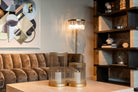 Hurricane light Dyara gold large by Richmond Interiors